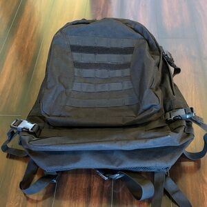 Stealth Black Tactical Backpack